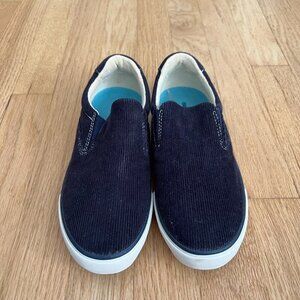 SeaVees Hawthorne Slip On Cordies Corduroy Sneakers Navy Blue Youth Size 3